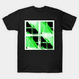 Green diagonals T-Shirt